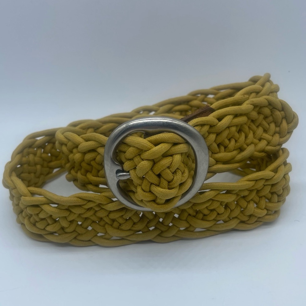 Fossil Braided Rope Belt